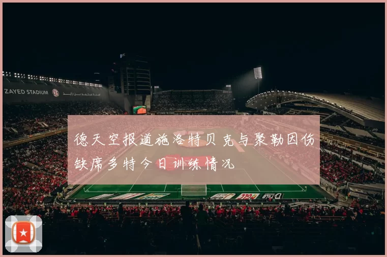 德天空报道施洛特贝克与聚勒因伤缺席多特今日训练情况